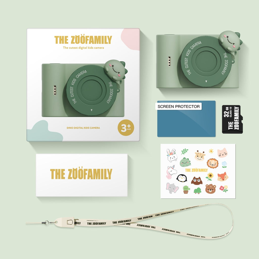 Digitale camera Urban Zoo Dino Green - Camera's The Zoo Family - In den Olifant