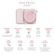 Digitale instant camera - Zoo Print Unicorn - Camera's The Zoo Family - In den Olifant