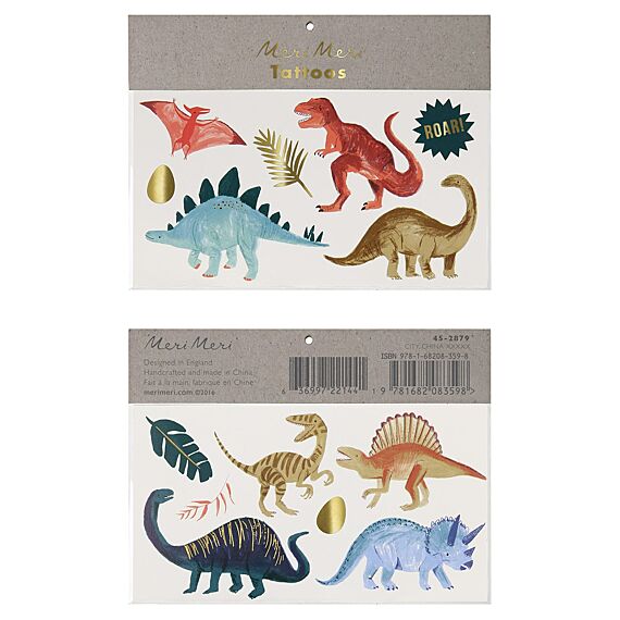 Dinosaur Kingdom Large Tattoos - Meri Meri - In den Olifant