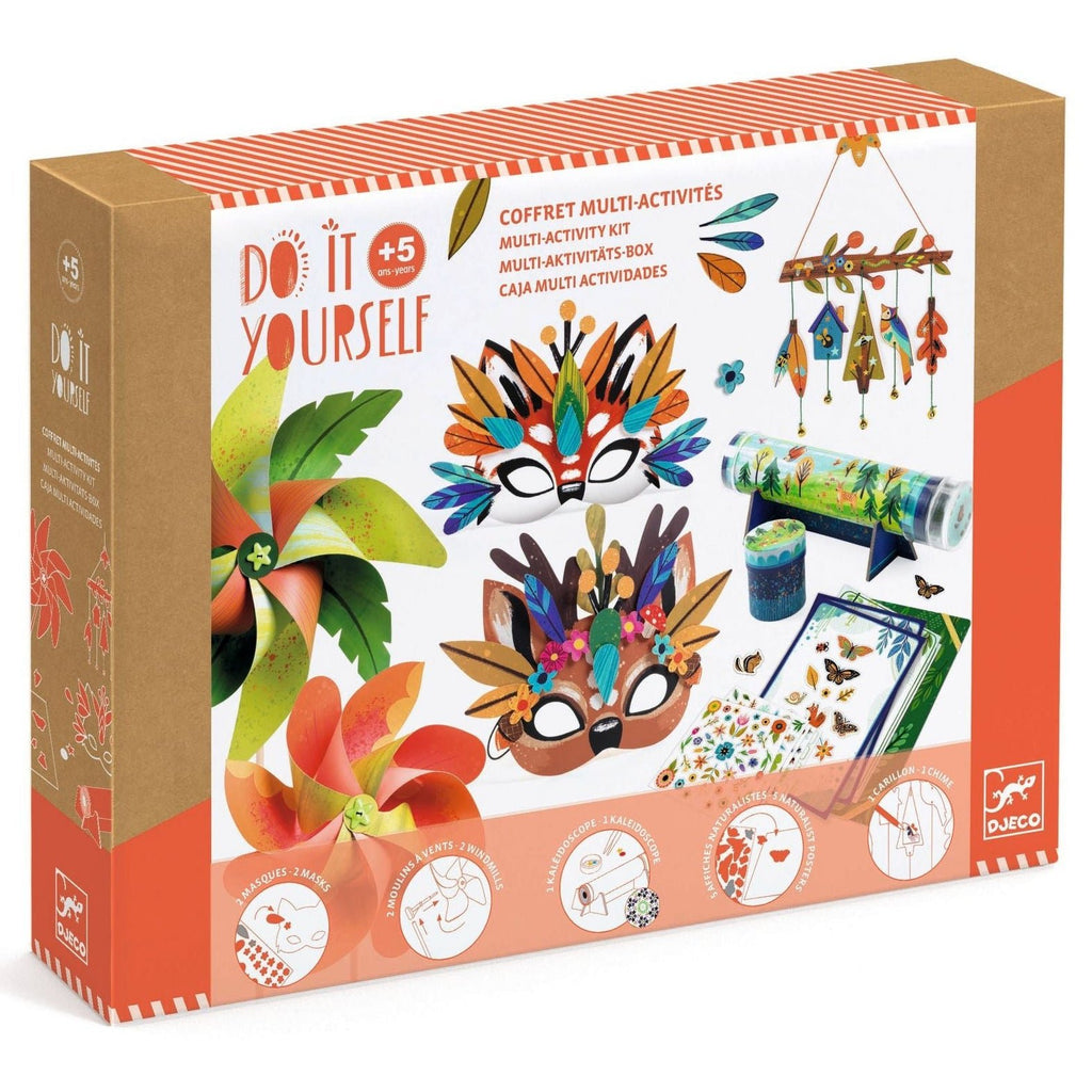 Diy Knutselset Multi - Activiteiten Box Nature - Knutselsets Djeco - In den Olifant