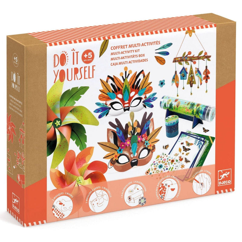 Diy Knutselset Multi - Activiteiten Box Nature - Knutselsets Djeco - In den Olifant