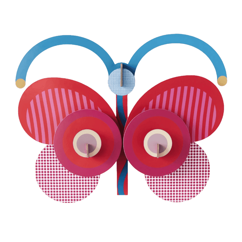 DIY Muurdeco Capsule Collection - Stripy Butterfly - Muurdecoratie Studio Roof - In den Olifant