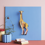 DIY Wall Art Big Wild Animals - Tall Giraffe - Muurdecoratie Studio Roof - In den Olifant
