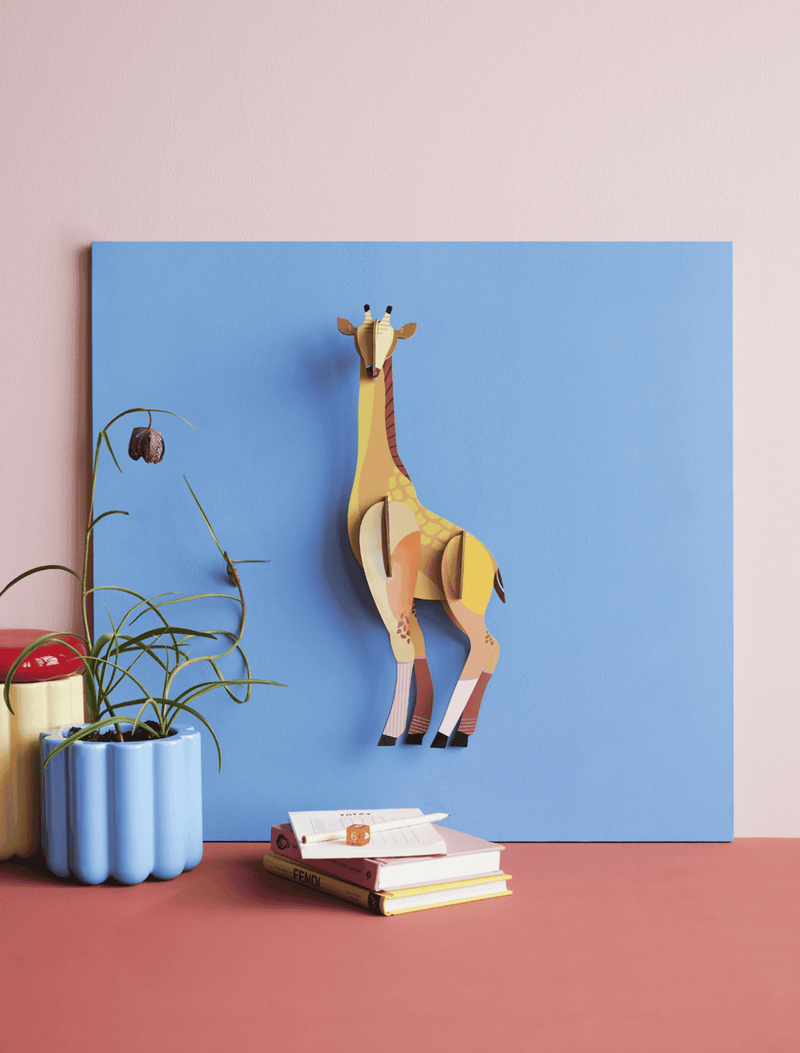 DIY Wall Art Big Wild Animals - Tall Giraffe - Muurdecoratie Studio Roof - In den Olifant