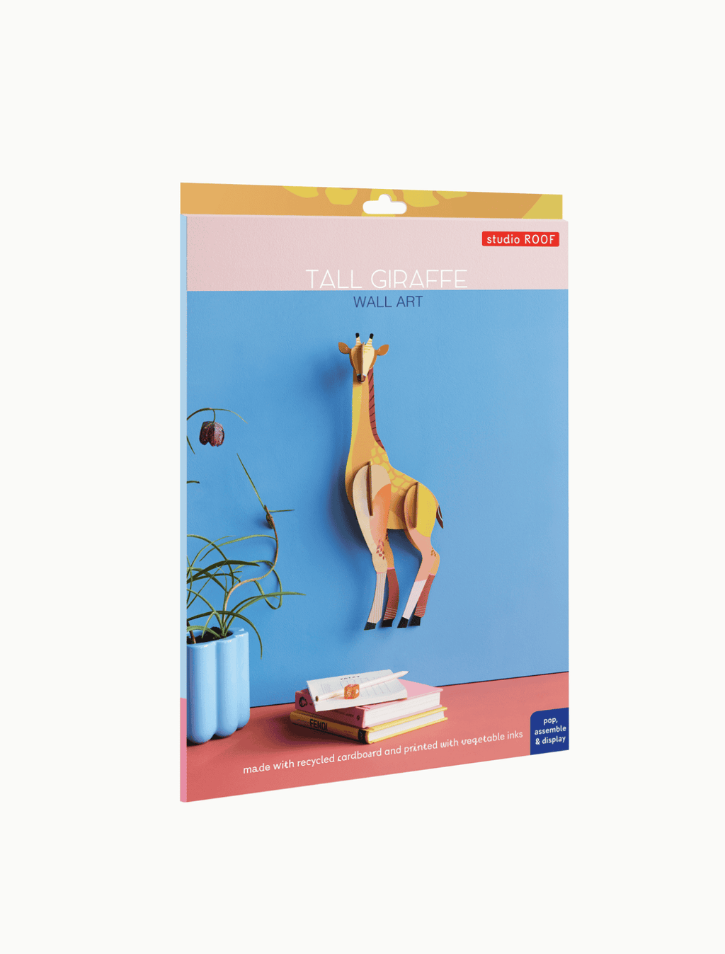 DIY Wall Art Big Wild Animals - Tall Giraffe - Muurdecoratie Studio Roof - In den Olifant