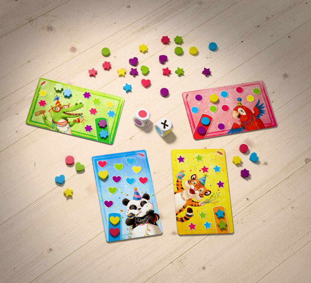 Dobbelspel - Hooray! - Dobbelspellen Haba - In den Olifant