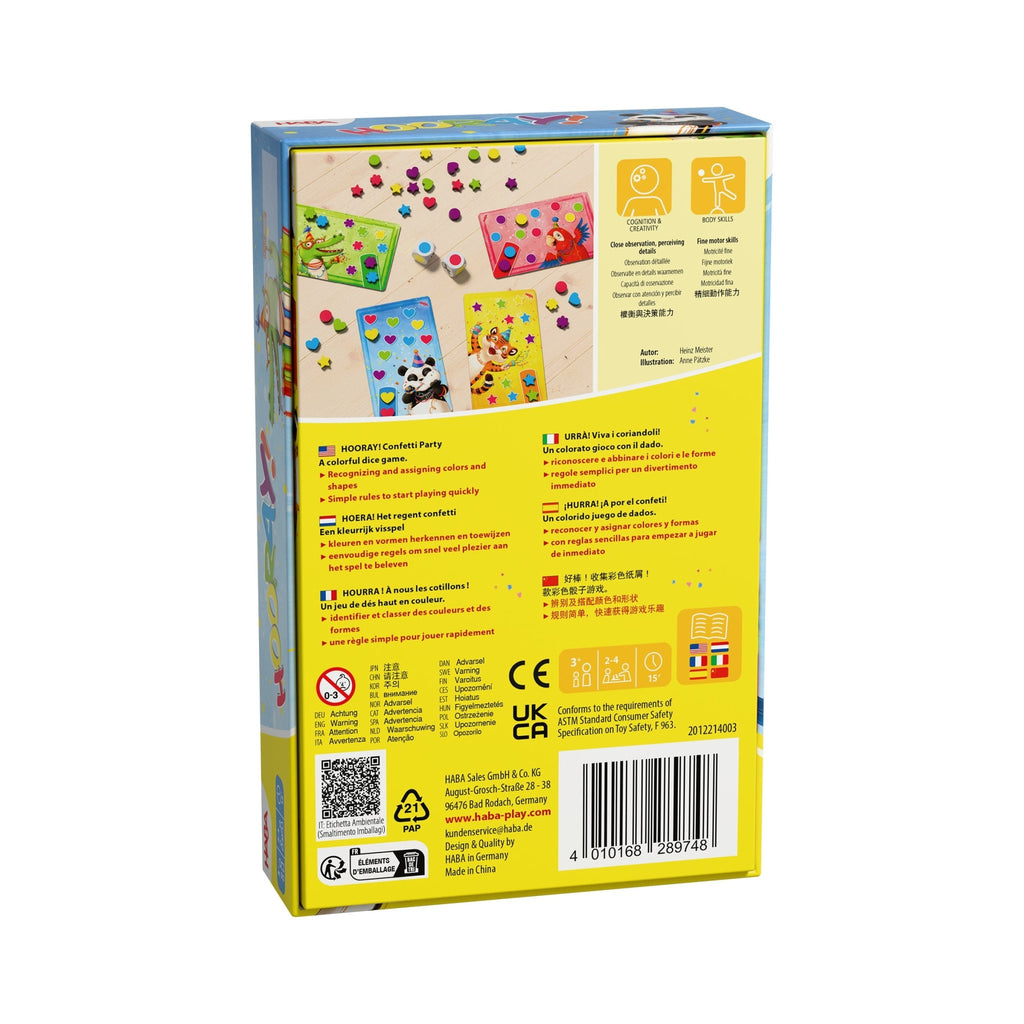 Dobbelspel - Hooray! - Dobbelspellen Haba - In den Olifant