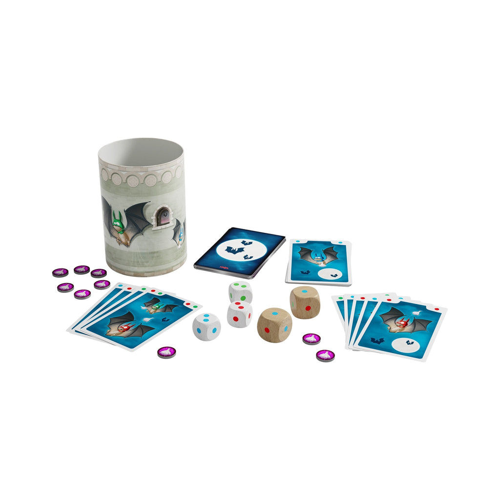 Dobbelsspel met dobbelbeker - Tobi Knobi - Dobbelspellen Haba - In den Olifant