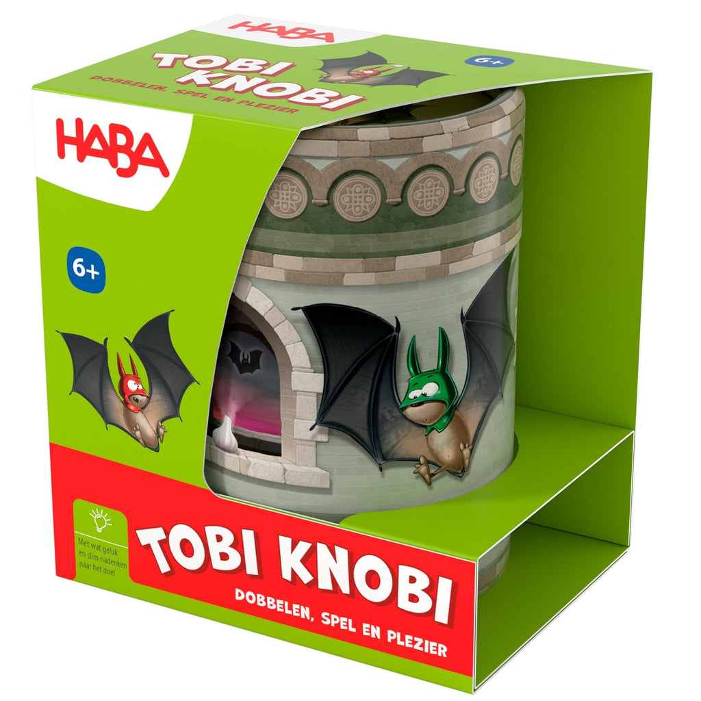 Dobbelsspel met dobbelbeker - Tobi Knobi - Dobbelspellen Haba - In den Olifant