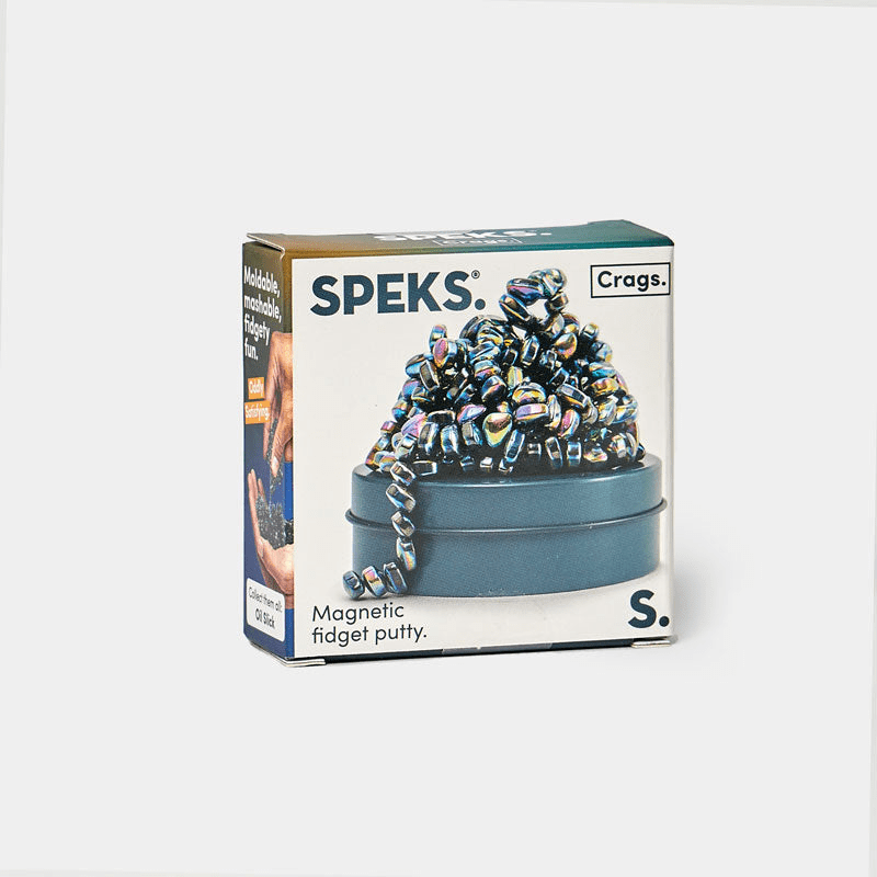 Doosje kraakmagneten - Crags 100 Oil Slick - Sensorisch speelgoed Speks - In den Olifant