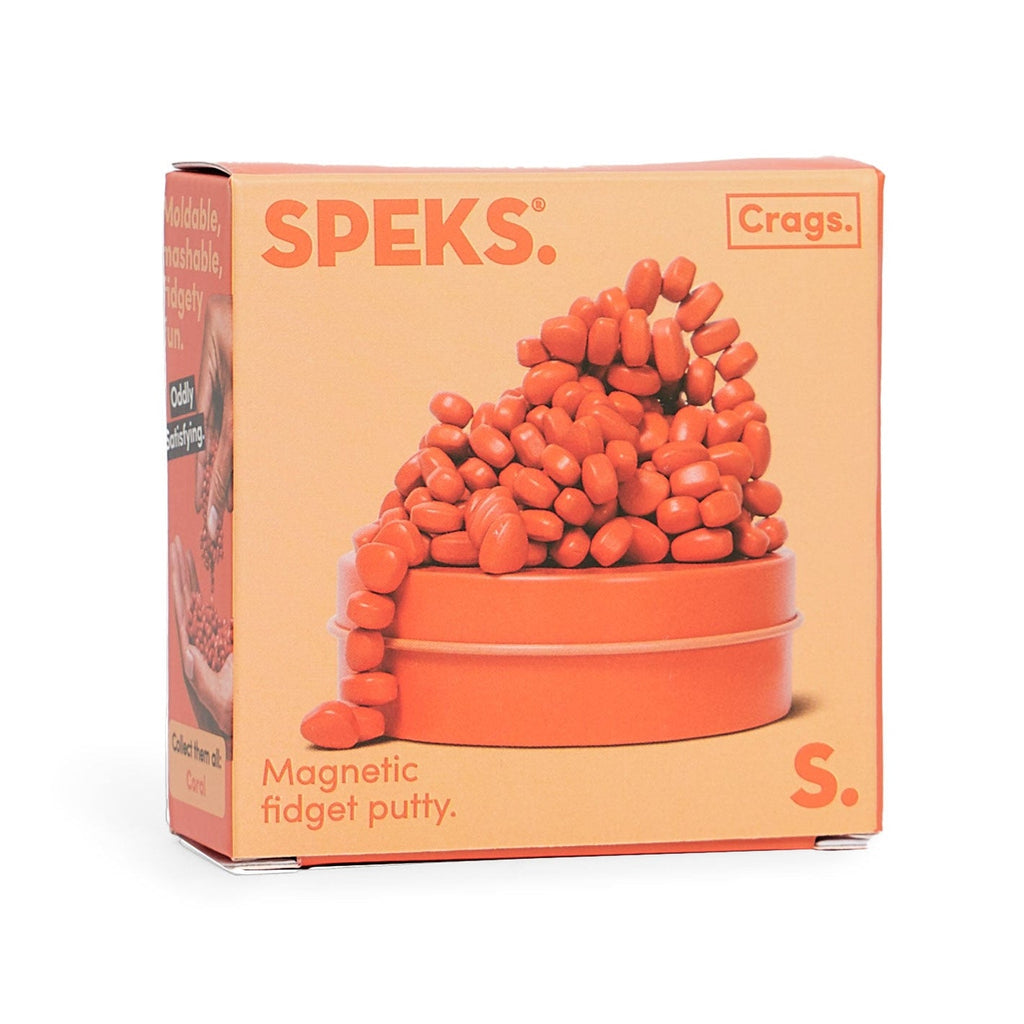Doosje kraakmagneten - Crags Matte 100 Coral - Sensorisch speelgoed Speks - In den Olifant