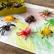 Doosje vol insecten Assorted Creepy Crawlies - set van 10 - Speelfiguren REX London - In den Olifant