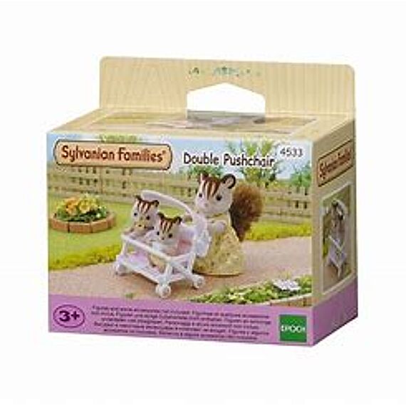 Speelset Sylvanian Families - Dubbele Kinderwagen