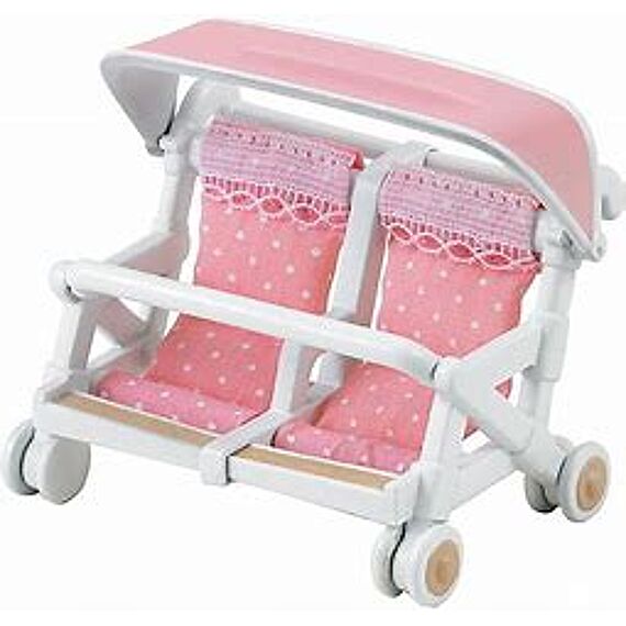 Speelset Sylvanian Families - Dubbele Kinderwagen