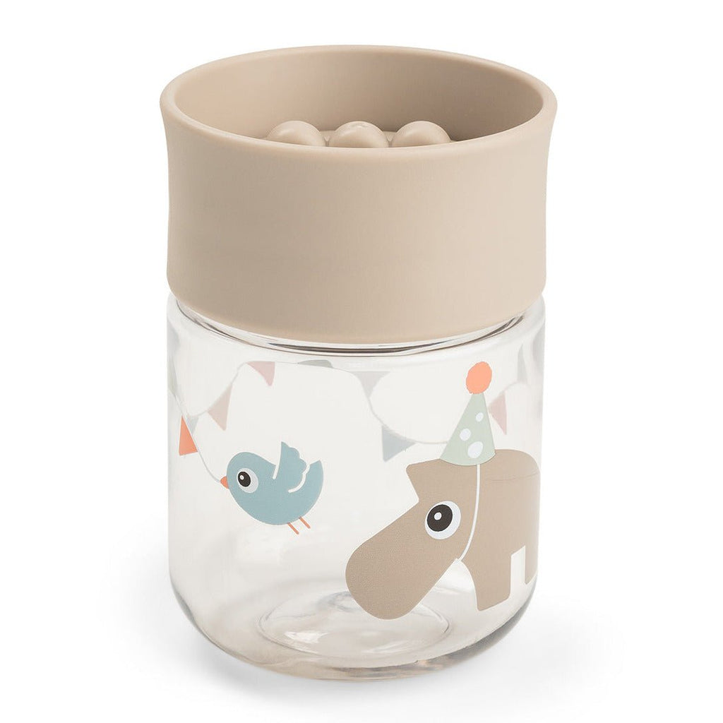 Drinkbeker Learning cup 360° Celebration Sand - Aan tafel Done by Deer - In den Olifant
