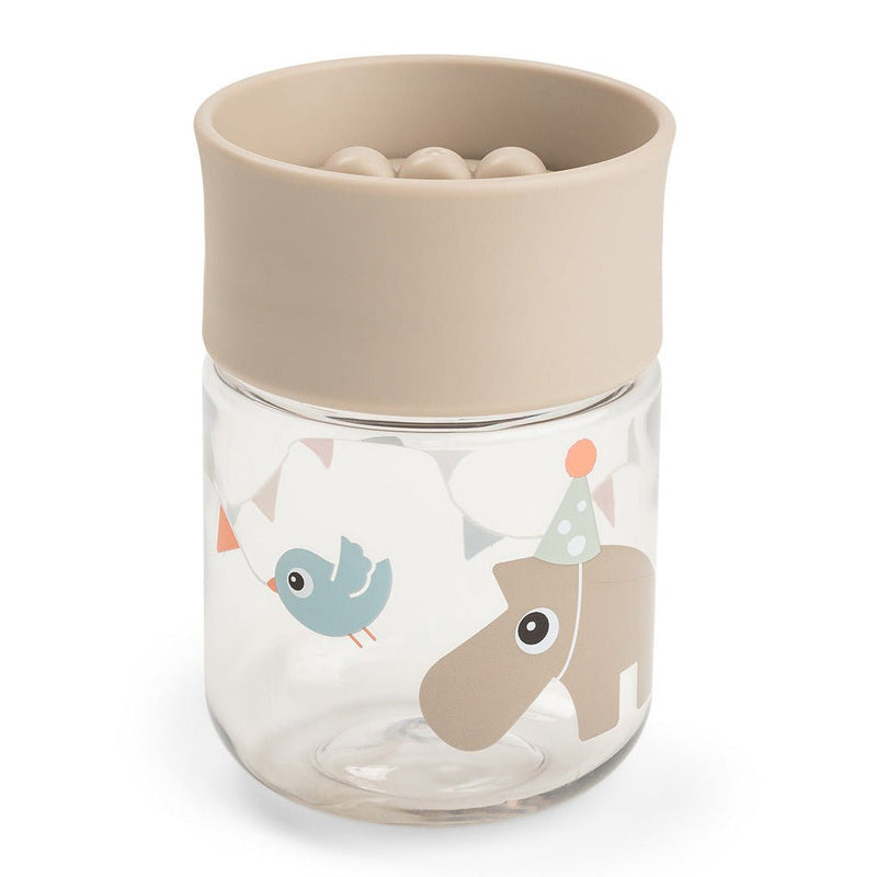 Drinkbeker Learning cup 360° Celebration Sand - Aan tafel Done by Deer - In den Olifant