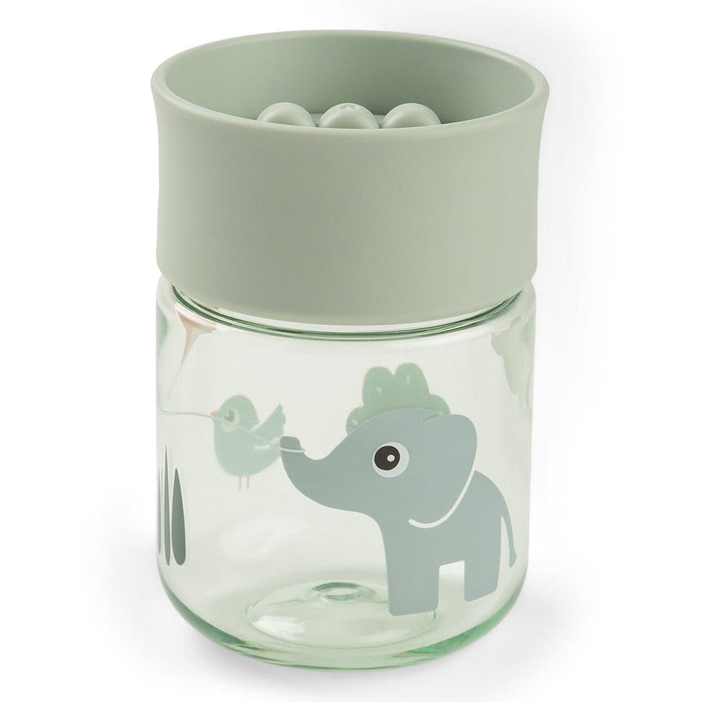 Drinkbeker Learning cup 360° Playground Green - Aan tafel Done by Deer - In den Olifant