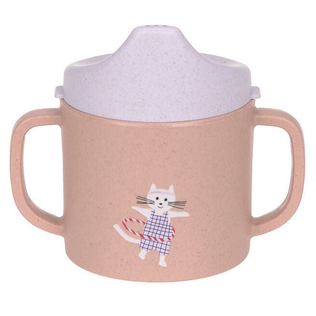 Drinkbeker Sippy Cup PP/Cellulose Tiny Team Cat - Aan tafel Lässig - In den Olifant