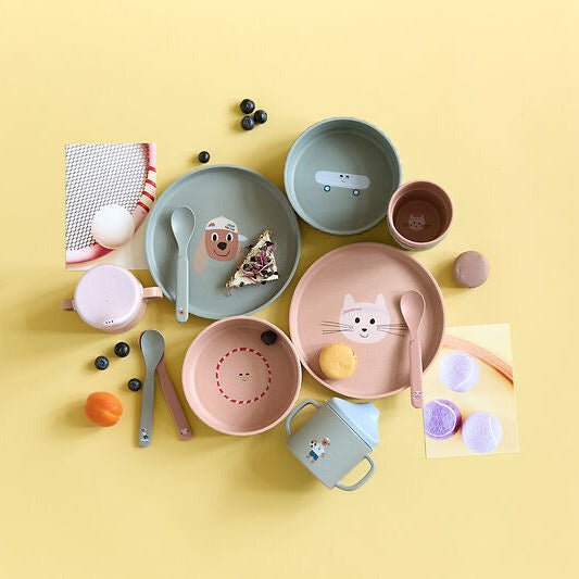 Drinkbeker Sippy Cup PP/Cellulose Tiny Team Dog - Aan tafel Lässig - In den Olifant