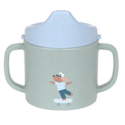 Drinkbeker Sippy Cup PP/Cellulose Tiny Team Dog - Aan tafel Lässig - In den Olifant