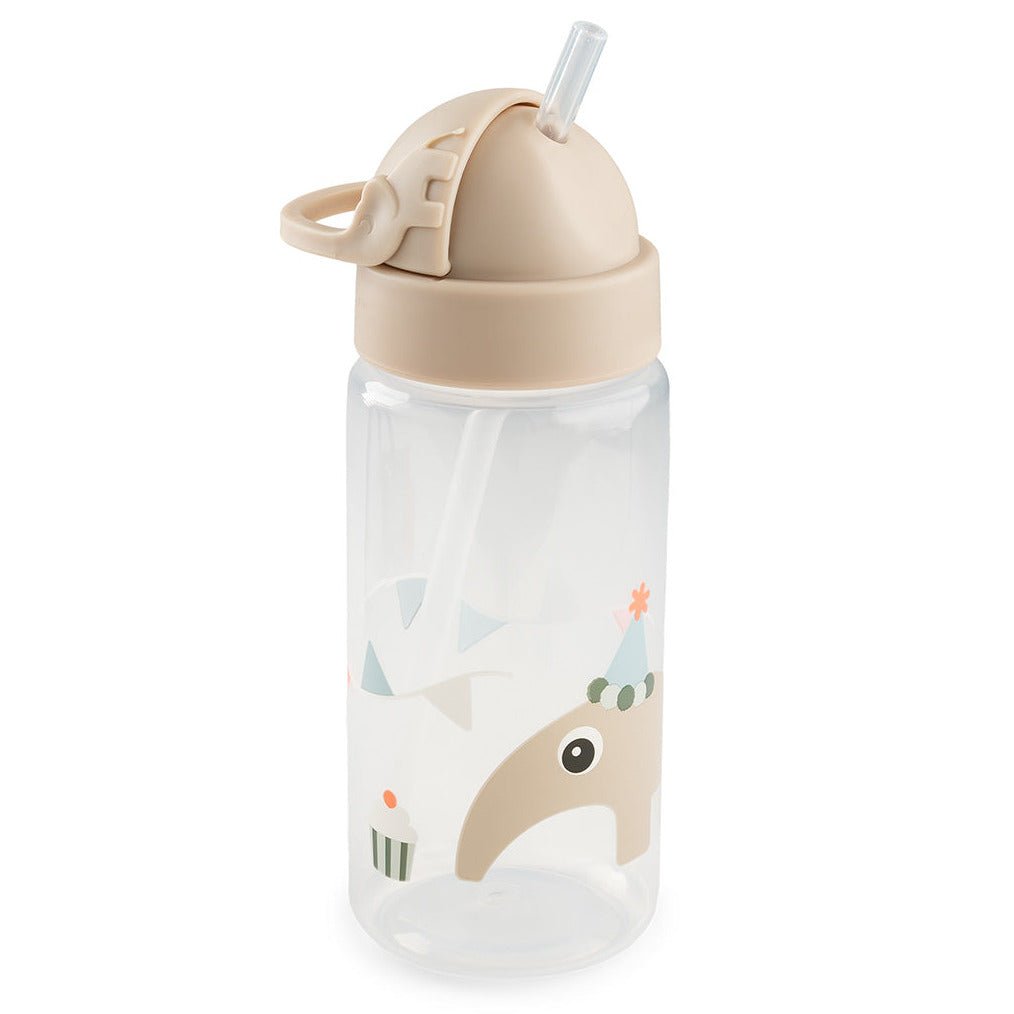 Drinkfles met rietje Celebration Sand - 350 ml - Drinkflessen Done by Deer - In den Olifant