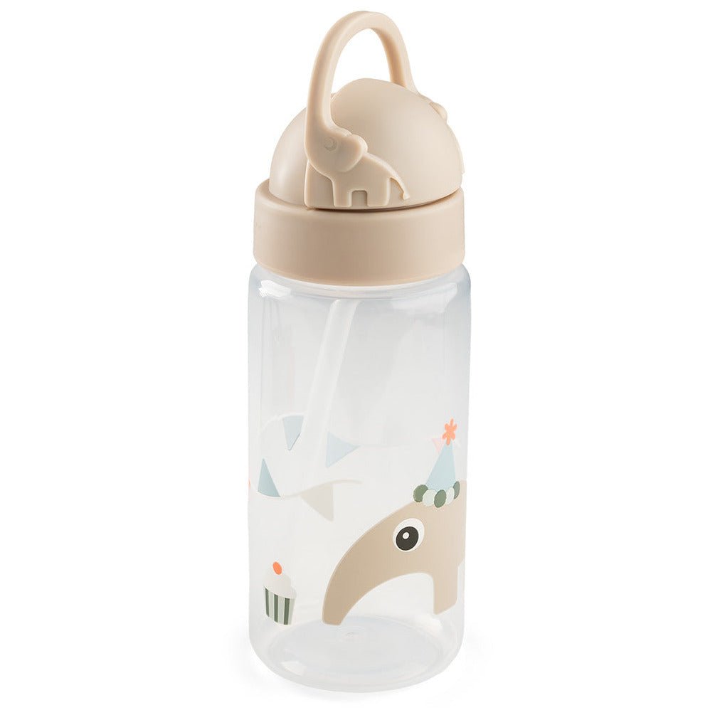 Drinkfles met rietje Celebration Sand - 350 ml - Drinkflessen Done by Deer - In den Olifant
