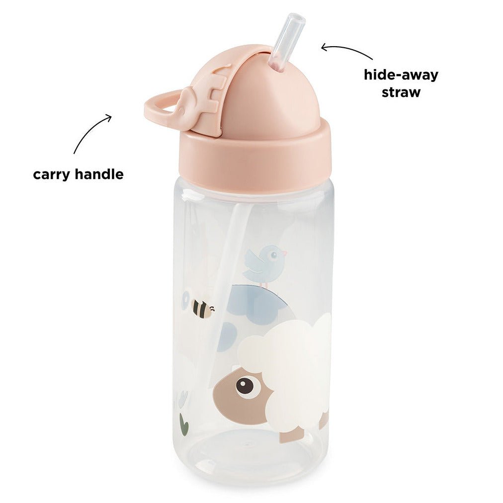 Drinkfles Tiny farm Powder - 350 ml - Drinkflessen Done by Deer - In den Olifant