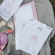 Dubbelzijdig Kidywolf Roze Tekentablet - Kidydraw - Pro Let's draw fashion - Kleuren en tekenen Kidywolf - In den Olifant