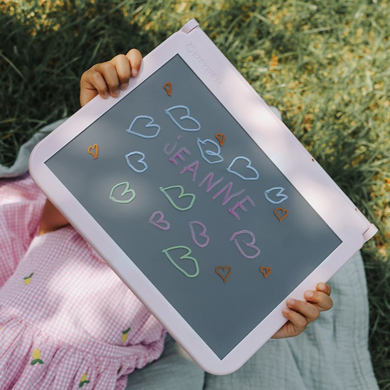 Dubbelzijdig Kidywolf Roze Tekentablet - Kidydraw - Pro Let's draw fashion - Kleuren en tekenen Kidywolf - In den Olifant