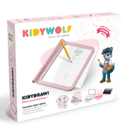 Dubbelzijdig Kidywolf Roze Tekentablet - Kidydraw - Pro Let's draw fashion - Kleuren en tekenen Kidywolf - In den Olifant