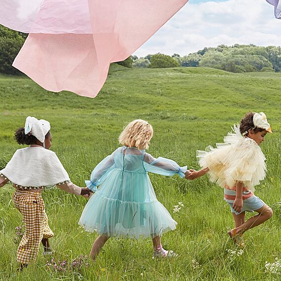 Verkleedjurk Met Toverstaf Cloud Dress Costume | 5-6 Jaar