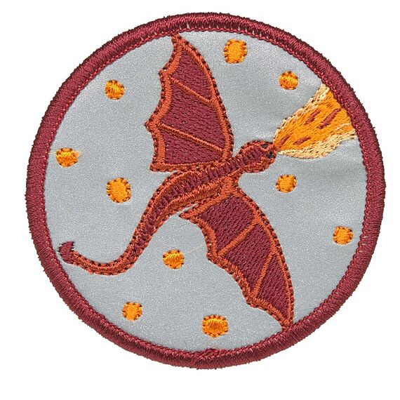 School Patches Set Dragon