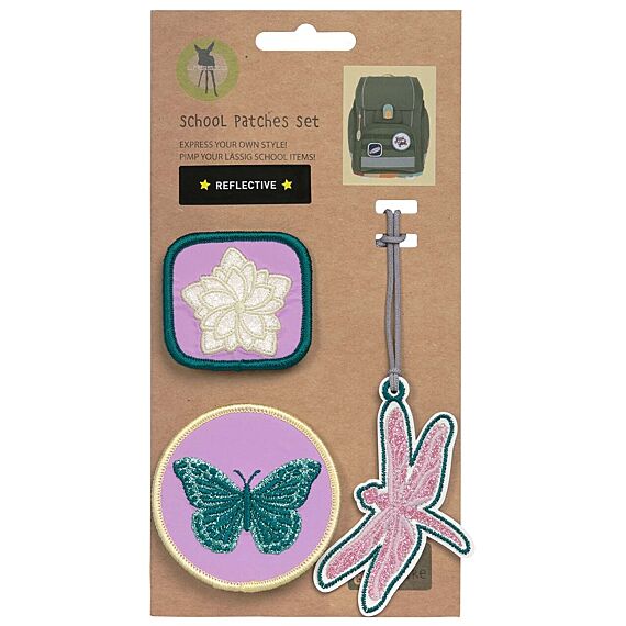 School Patches Set Dragonfly