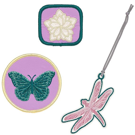 School Patches Set Dragonfly