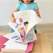 Educatieve Discovery Poster + 43 Stickers How Do You Feel? | 3 - 7 Jaar - Stickers en stickersets Poppik - In den Olifant