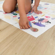 Educatieve Discovery Poster + 43 Stickers How Do You Feel? | 3 - 7 Jaar - Stickers en stickersets Poppik - In den Olifant