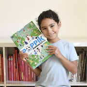 Educatieve Xxl Poster + 60 Stickers Football | 6 - 12 Jaar - Stickers en stickersets Poppik - In den Olifant