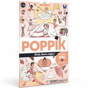 Educatieve Xxl Poster + 64 Stickers Dance | 5 - 12 Jaar - Stickers en stickersets Poppik - In den Olifant