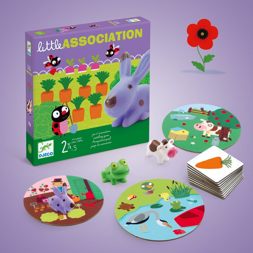 Eerste observatiespel - Little Association - Bordspellen Djeco - In den Olifant