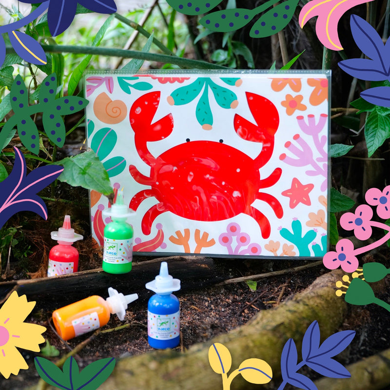 Eerste Schilderset - Barbouille Et Beau - Schilderen Djeco - In den Olifant