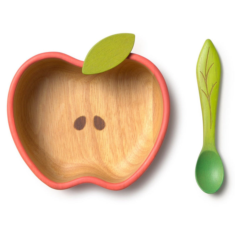 Eetset Pepa the Apple Bowl & Spoon Set - Aan tafel Oli&Carol - In den Olifant