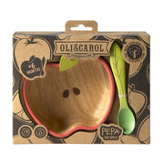 Eetset Pepa the Apple Bowl & Spoon Set - Aan tafel Oli&Carol - In den Olifant