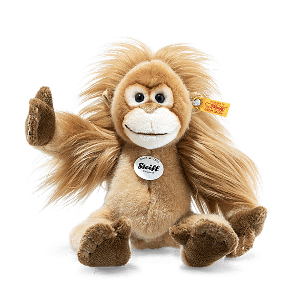 Knuffel Aap Elani Baby Orang–Utan Beige - 28 cm