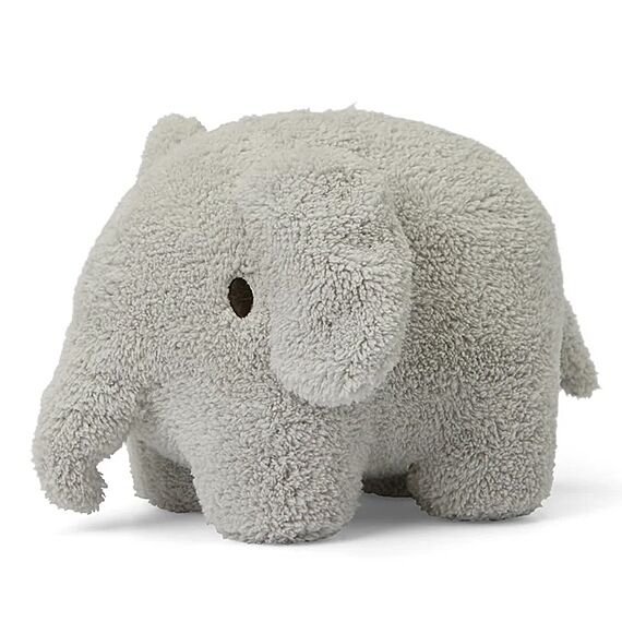 Elephant Terry Light Grey - 23 cm - Wilde dieren Bon Ton Toys - In den Olifant