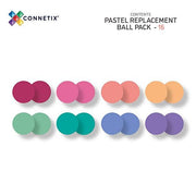 Extra ballen Pastel Ball Pack | 16 Stuks - STEM speelgoed Connetix - In den Olifant