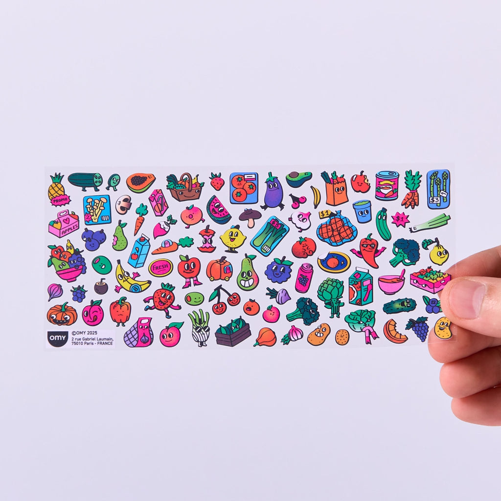 Fabulous Stickers Boutique - Farmer's Market - Stickers en stickersets Omy - In den Olifant