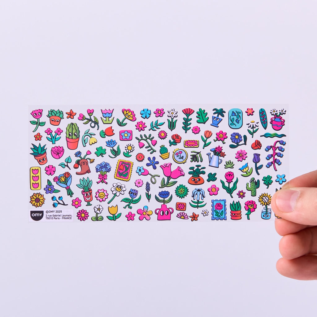 Fabulous Stickers Boutique Flower Shop - 100+ stickers - Stickers en stickersets Omy - In den Olifant