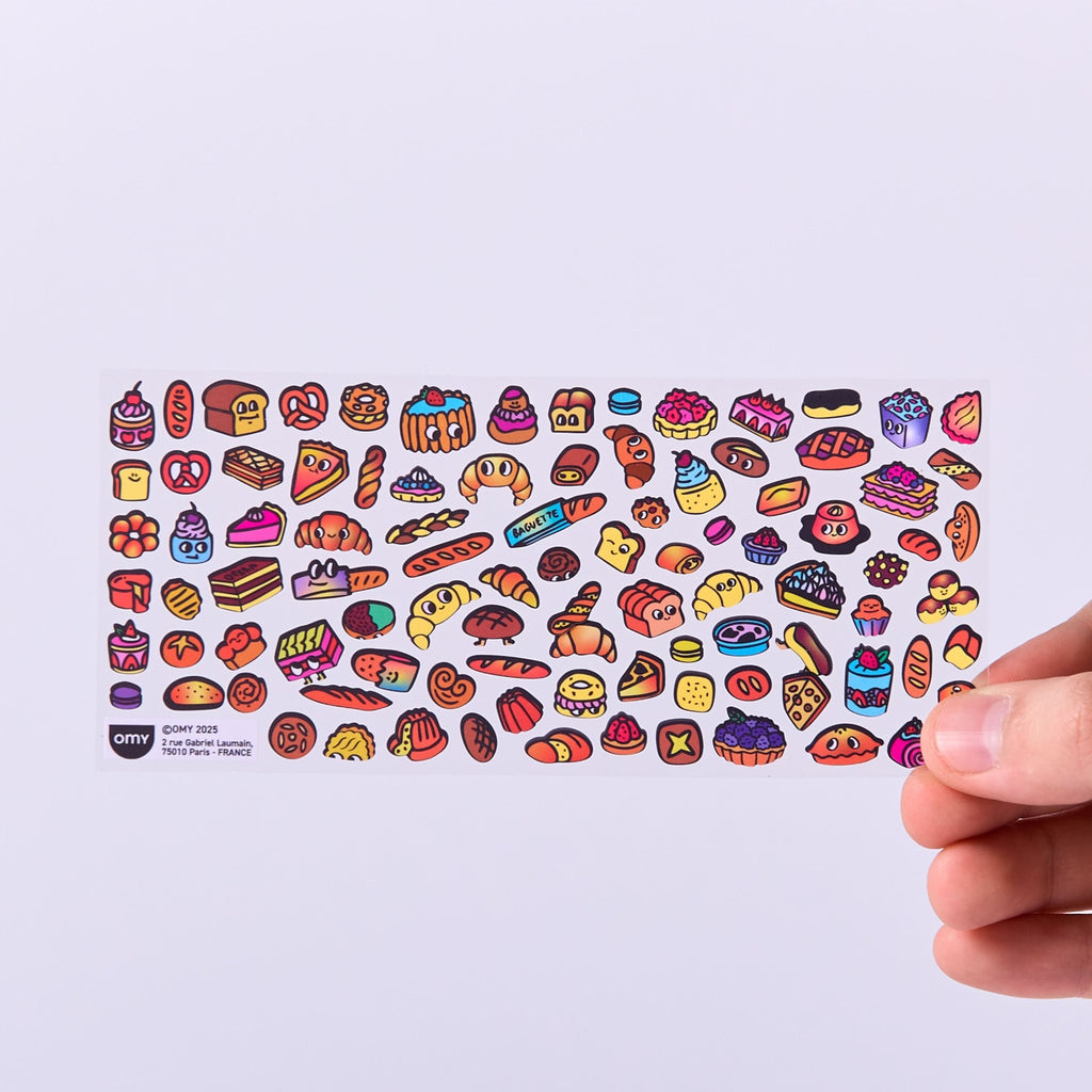 Fabulous Stickers Boutique French Bakery - 100+ stickers - Stickers en stickersets Omy - In den Olifant