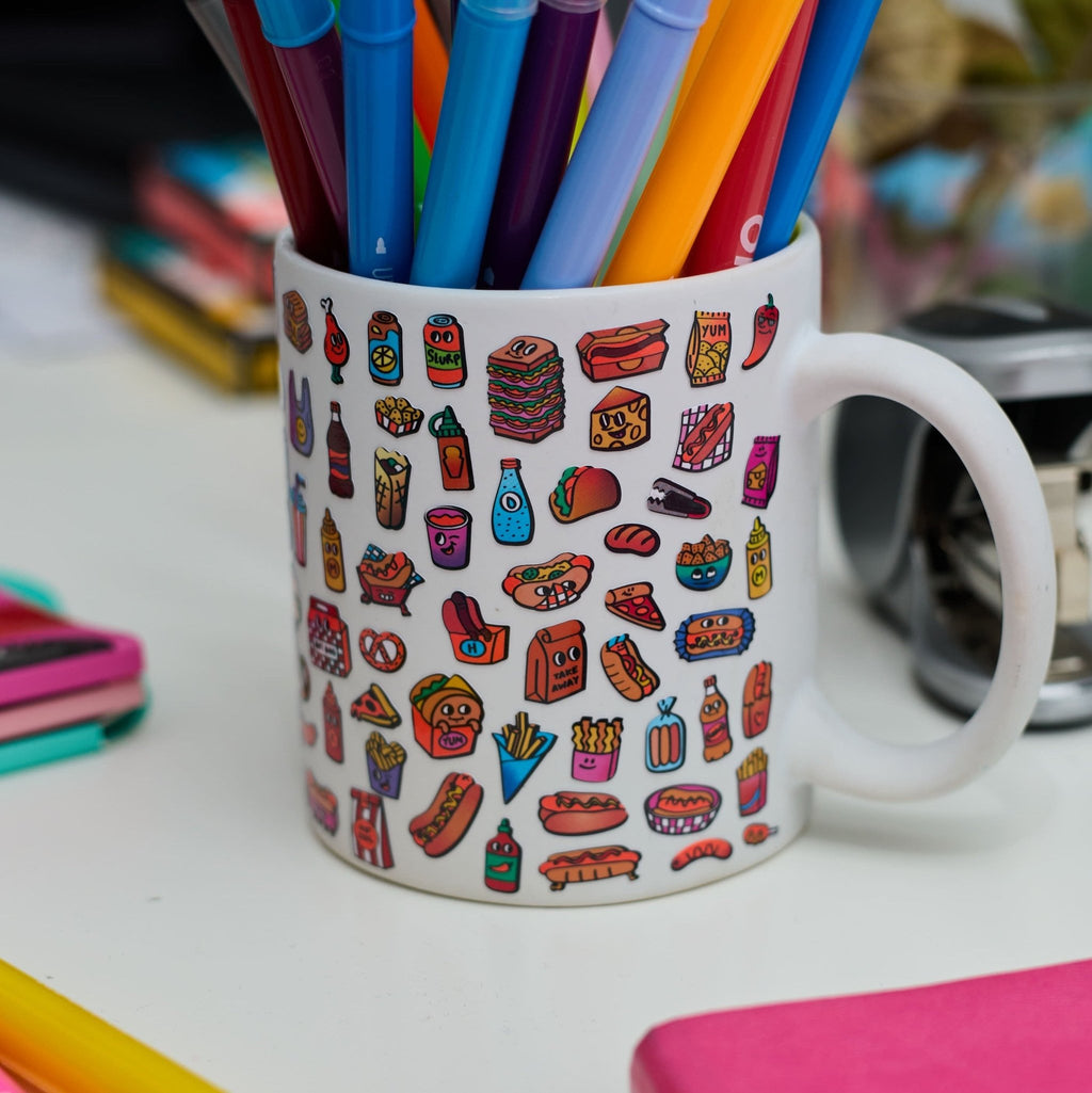 Fabulous Stickers Boutique Hot Dog Shop - 100+ stickers - Stickers en stickersets Omy - In den Olifant