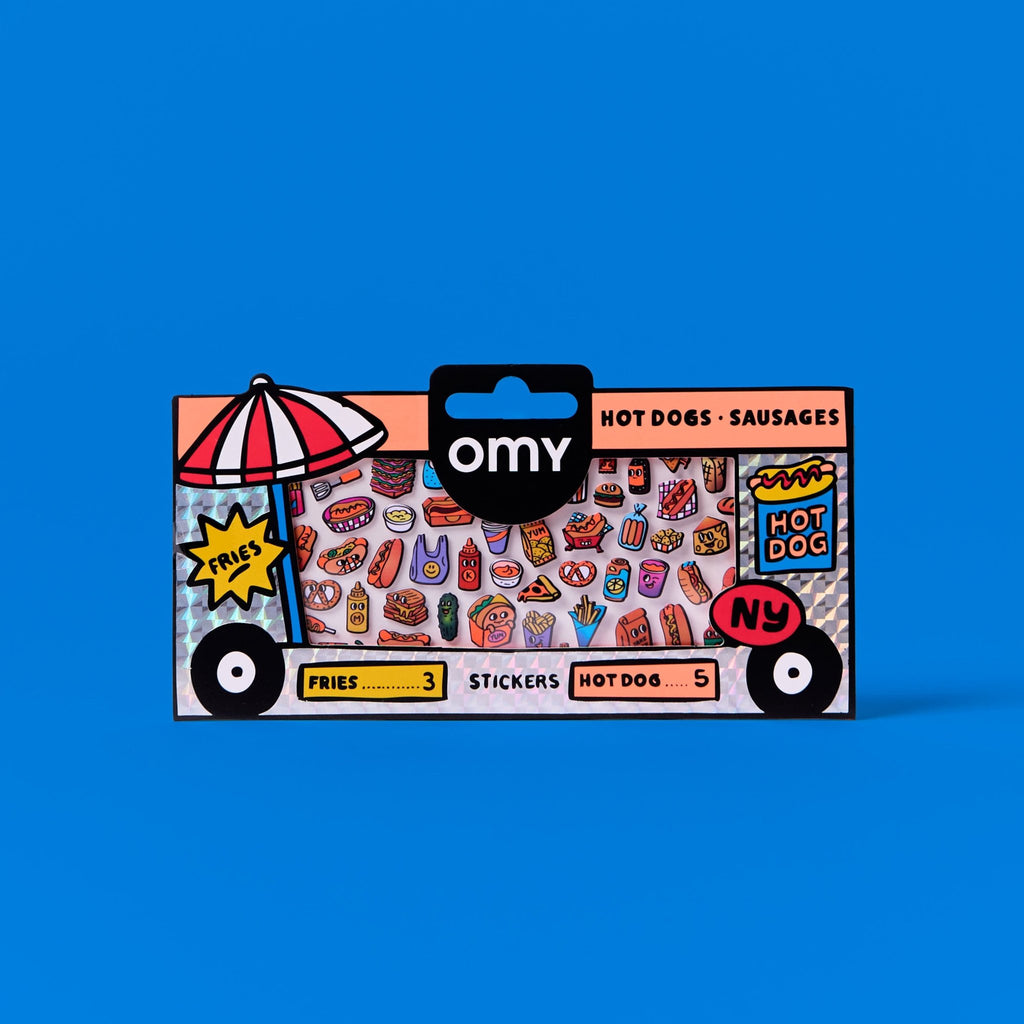 Fabulous Stickers Boutique Hot Dog Shop - 100+ stickers - Stickers en stickersets Omy - In den Olifant